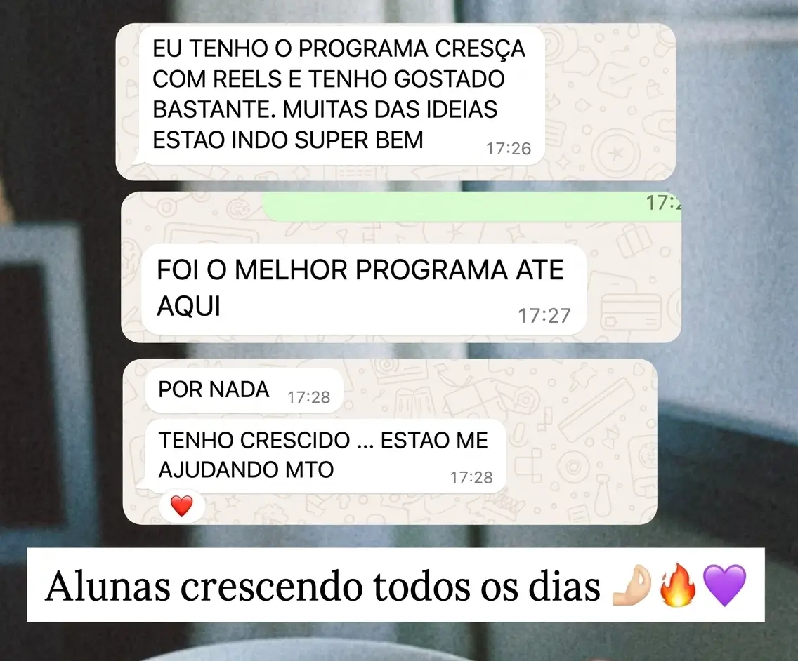 Depoimento de aluna