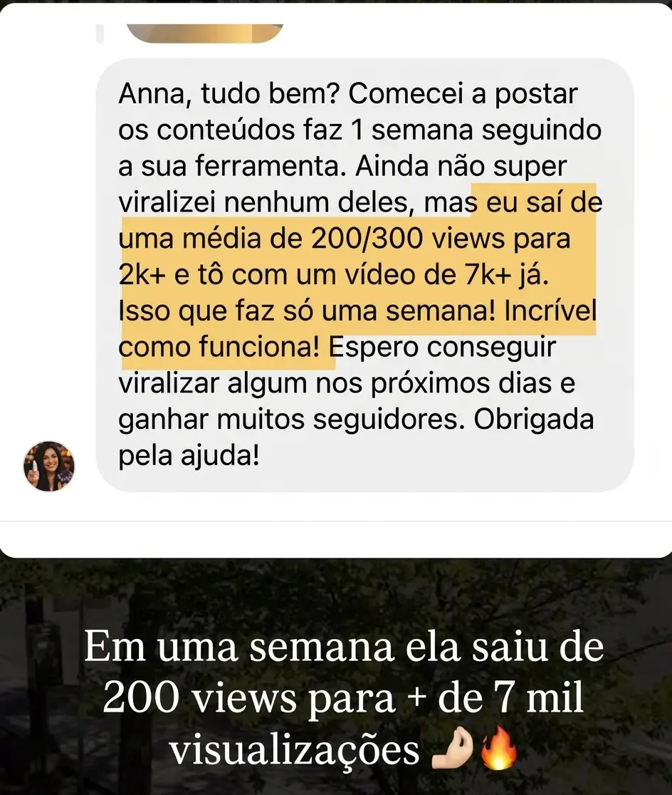 Depoimento de aluna