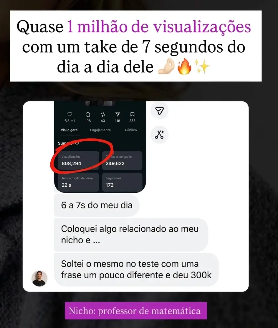 Depoimento de aluna