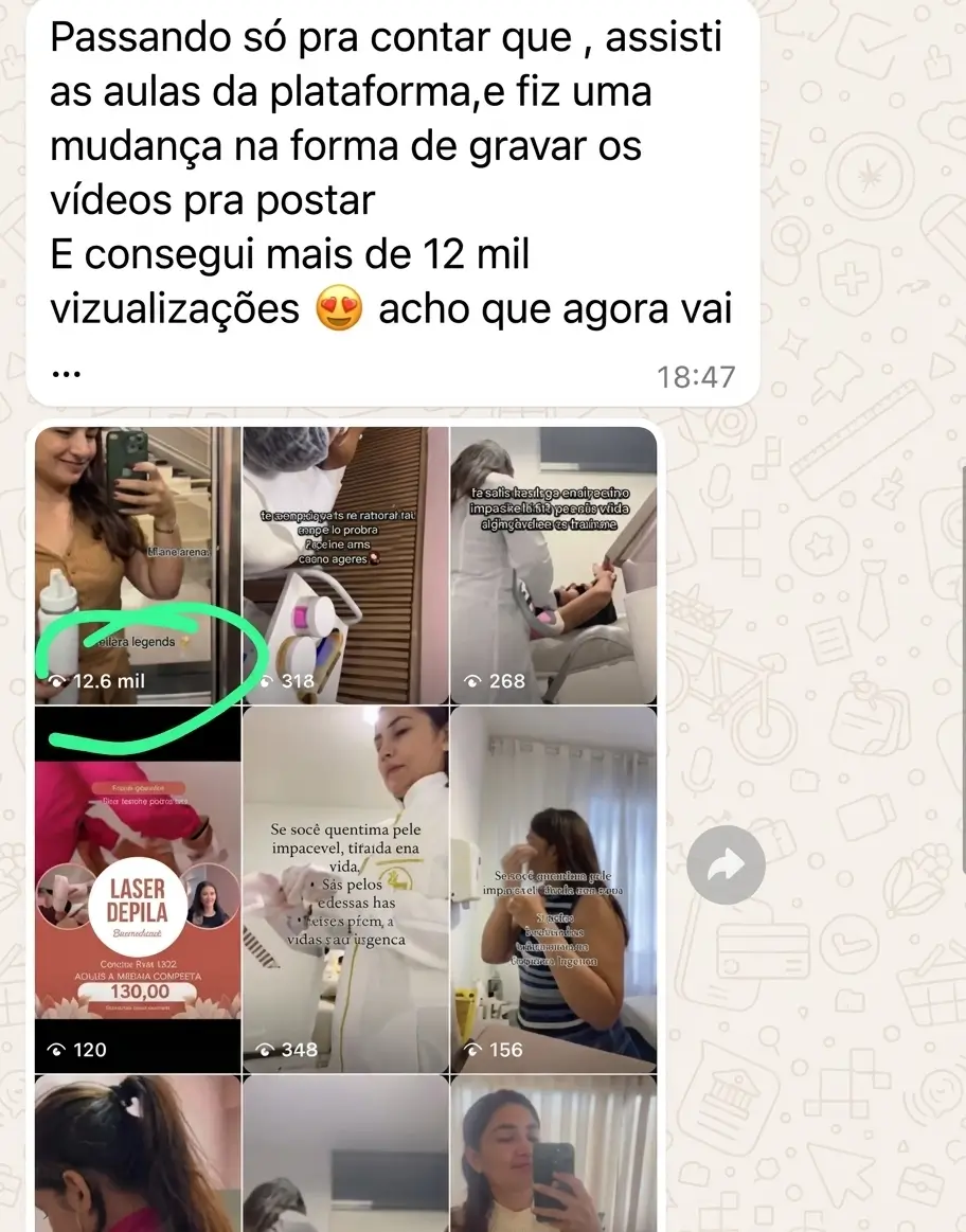 Depoimento de aluna