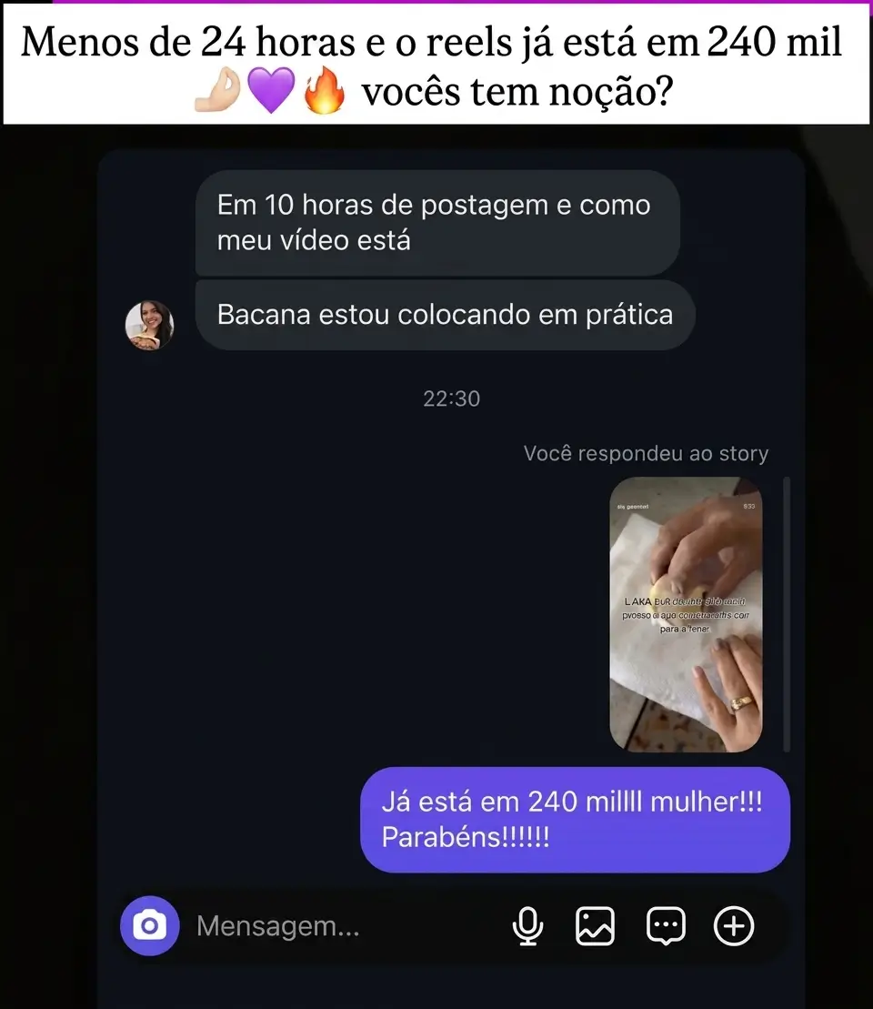 Depoimento de aluna